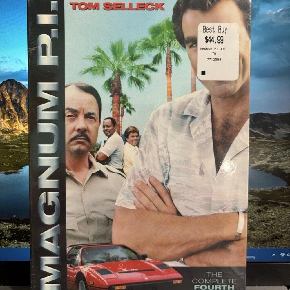 Magnum P.I. Complete 4th Season Boxed Set Tom Selleck DVD New